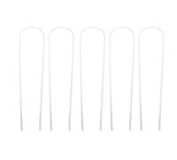 Yanmis U Shaped Plant Support Frame 5PCS with 50 Straps, Acrylic Plant Frame for Climbing Flowers, Lightweight & Stable Indoor Support for Potted Plants, Easy Setup Small
