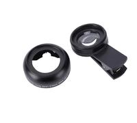 Yanmis Universal Clip On Phone Macro Lens, 12.5X Macro with 0.45X Wide Angle, 3 to 5cm Close Focus, Optimizes Photoing Effect for IOS Android Travel Daily Photography