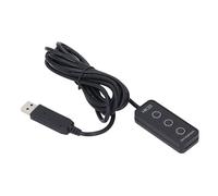 Yanmis USB Programmable Macro Keyboard, Personalized Settings with Braille Design, Magnetic Mounting, Compatible with Multiple Systems, for Office Gaming Industrial Control (HK33 3 Key Positions)