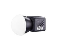 Yanmis VLOGLITE P40C LED Video Light, 40W Portable Handheld COB Light with Adjustable Color Temperature 2500K 6500K High CRI 95 8 Lighting Effects Built in Fan, for Photography