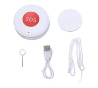 Yanmis WiFi Caregiver Pager, Life Alert Systems, Call Button for Elderly At Home, Free App Emergency SOS Alerts for Seniors, Patients