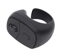 Yanmis Wireless Bluetooth Remote Control, Finger Wearable Page Turner with Roller for Scrolling Clicking Volume Control, for Phone Android Tablet TikTok (Black)