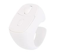 Yanmis Wireless Bluetooth Remote Control, Finger Wearable Page Turner with Roller for Scrolling Clicking Volume Control, for Phone Android Tablet TikTok (White)