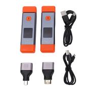 Yanmis Wireless HD Multimedia Interface Receiver Transmitter Kit, 4K Decoding 1080P Output Dual Band 2.4G 5.8G with LED Display, for Laptops Cameras TVs Projectors Monitors