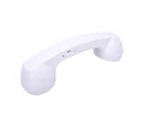 Yanmis Wireless Retro Telephone Handset Bluetooth USB Phone (White) | Cordless Bluetooth Phone Receiver with HD Speaker, 200mAh Battery, for Cell Phone and Computer Use, 8h Talk, 72h Standby