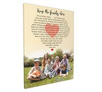 YanNanKe Custom Song Lyrics Canvas Prints with Your Photos,Personalised Music Lyrics Canvas Wall Art,Customised Picture Frames(8" X 10")