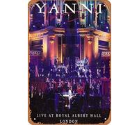Yanni: Live at Royal Albert Hall, London Movie Poster Home Wall Art Decoration Retro Metal Tin Sign 8x12 inch
