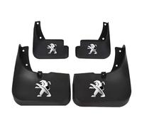 YannnnV12 4pcs Car Mudflaps,For Peugeot 408 2014 2015 2016 2017 2018 2019 2020 with Emblems Logo Splash Guards Car Fenders Mudguards Guards Tire Mudflaps Front Rear Rubber Splash Car Accessorie,A
