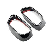 YannnnV12 Tailpipe Rear Pipes Decor Cover For BMW X5 F15 X6 F16 2015 2016 2017 2018 M Sports,Car Exhaust Muffler Tip Pipes Covers Chrome Plating Stainless Steel Exhaust Tailpipe,A-Piano Black