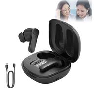 Yanobia Echo Connect Translation Earbuds, Echo Connect Translator, Earbud Language Translator Real-Time, Instant Translator Earbuds, Portable in-Ear Translator (Black)