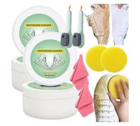 Yanobia White Shoe Cleaner, Multi-Effect White Shoes Cleaning Cream, Water-Free Cleaning (2Pcs)