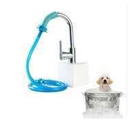 Yanonug Universal Bath Single Tap Shower Head Push on 4.9ft Rubber Hose for Taps, Pet Bathing, and Cleaning - Versatile Silicone Hose Connector