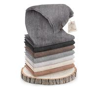 yanopurna Cashmere Blanket - Hand Woven Sofa Throw Blanket Made of 100% Cashmere Wool - 135 x 270 cm Soft and Cosy Dark Grey Cuddly Blanket for Couch and Chair - Made in Nepal