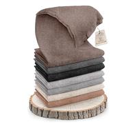yanopurna Cashmere Blanket - Hand Woven Sofa Throw Blanket Made of 100% Cashmere Wool - 135 x 270 cm Soft and Cosy Dark Brown Cuddly Blanket for Couch and Chair - Made in Nepal