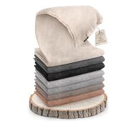 yanopurna Cashmere Blanket - Hand Woven Sofa Throw Blanket Made of 100% Cashmere Wool - 135 x 270 cm Soft and Cosy White Grey Cuddly Blanket for Couch and Chair - Made in Nepal