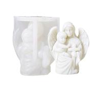 YANPINGJIA Silicone Craft Detailed Angelic Wing Designs Mother Child Sculpture Plasters Casting Art Project Angelic Wing Silicone