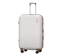 YANQIAO Luggage 10 Piece Set, 20″ Carry On Luggage with Suitcase Organiser, PC+ABS Hard Shell Suitcase, with Spinning Wheels, Suitable for Business Travel, Travel Essentials, White, Traveling