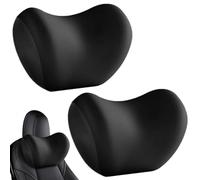 YANRONGFA 2 Pcs Car Headrest Pillow, for Ford Focus MK4 MK IV Hatchback 2019 2020 2021 Car Neck Pillow, Car Seat Pillow, Car Head Support Neck Pain Relief, Black