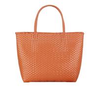YANROSE Beach Bag Waterproof Plastic Woven Cute Handbag Picnic(Orange)