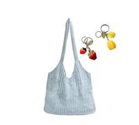 YANROSE Crochet Bag Summer Hand-woven Seaside Lazy Shoulder Knitted