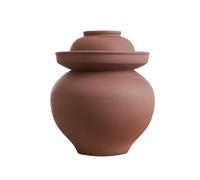 YANROSE Traditional Chinese Porcelain Pickle Jar Ceramic Fermentation Crock Pickling Pot Fermenting Jar With Seal Airlock Lid Stoneware Fermenter For Kimchi Sa 6KG