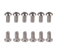 YANRUHFL 12PCS 304 Stainless Steel Bolts Torx with Column M5x10 12mm Bicycle Disc Brake Cycle Rotor Water Bottle Cage Screws (M5x10mm)