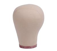 YANTAISIYU Cork Canvas Block Wig Head Mannequin Manikin Head Wigs Making Display Head (23 Inch)