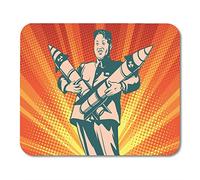 Yanteng Mouse Pads Mouse Pads Pyongyang North Korea October 29 Kim Jong Un Nuclear Rocket The Leader of Comic Cartoon Pop Retro Mouse pad