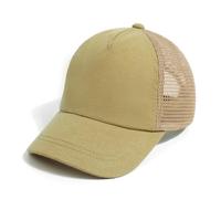 YANWANG Baby Baseball Cap Breathable Adjustable Toddler Sun Hat Dinosaur Solid Color Caps for Kids Boys Girls(Khaki，M)