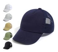 YANWANG Baby Baseball Cap Breathable Adjustable Toddler Sun Hat Dinosaur Solid Color Caps for Kids Boys Girls(Navy，M)