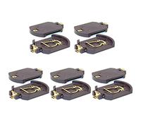 yanwuwa 10Pcs Battery Organiser Storage for Case CR2016 Battery Holder 3V Button Coin Cell Holder for Case Box Electronic Accessories for Button