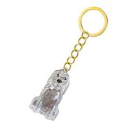 yanwuwa 2. Lightweight Pet Memorial Keychain Compact Clear Case For Dog Hair & Cremation Ashes Storage On-the-Go Clear Memorial Box Remembrance Keychain Loss Sympathy Gift