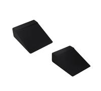 yanwuwa 2Pcs Nonslip Squats Wedges Block Strength Training Leg Machine Calf Stretcher Slants Board Foot Stretch Wedges Blocks Strength Training Leg Machine Heel Elevated Squats Platform