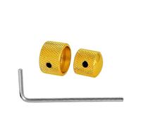 yanwuwa 2Pieces Metal Guitar Knobs Bass Control Knob for Easy Replacement and Volumes Adjustment in Electric Instruments Resistant Guitar Tone Knob