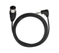 yanwuwa 3.5mm Angled Connector DIN5P 5Pin Auditory Cable, 3m | Flexible, Durability Construction, Robust Housing and Clear Transfer for Portable Music Devices and Studio