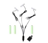 yanwuwa 3in1 USB/Type C to Reuse 2AA LR6 AM3 Battery Replace 2AA Battery for Beard Trimmer Toothbrush Toys LED Aa Holder with Switch