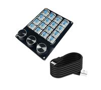 yanwuwa Advanced Programmable Keyboards Mechanical Gaming Keypad, Wire Hot Swappable Switches for Efficient Task Execution Customs Knob KeyPad