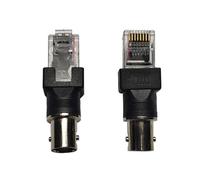 yanwuwa BNC Female to RJ45 Male Coaxial Coax Barrels Coupler Adapter Connectors for Electrical Line Testing Equipment Line Tester Adapter