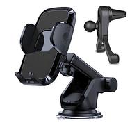 yanwuwa Car Phone Holder Windshield Dashboard Suction Cup Phone Mount 360 Rotation Smartphone Sucker Stand
