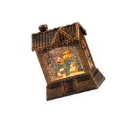 yanwuwa Christmas Snow Globes Glitter Music Box Musical, B