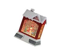 yanwuwa Christmas Snow Globes Glitter Music Box Musical, D