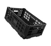 yanwuwa Closet Storage Crate Foldable Organizer, Black ORDINARY