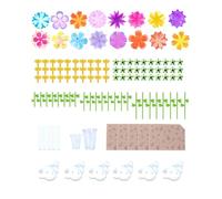 yanwuwa Colorful Press Flower Craft Kits Making Machine Toy for Classroom or Home Art Activity Kids Birthday Gift Maker