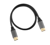 yanwuwa Display Port 1.4 Cable Enhanced Color Accuracy 32.4Gbps High, 5m | 7680x4320 Resolution Compatibility, PVC Flexible Coppered Cores, Video Connection Cord, Dynamic Display, Clear