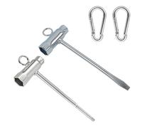 yanwuwa Ergonomic Sparks Plug Socket Wrench Set for Smooth Operations on 13mm to 19mm Sparks Plug in Automotive Repair T Spanner Wrench