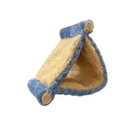 yanwuwa Fashion Hanging Bed for Hamsters Colorful Pattern Fleece Decorative Pet Accessory Cage Comfortable Quick Install Hammocks