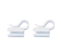 yanwuwa Fish Tanks Water Change Tube Bucket Mount, White | 3D Printed Aquarium Bucket Hose Clip Holder for 12mm and 16mm Water Change Pipe Attachment Bracket