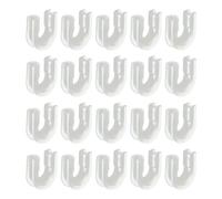 yanwuwa Fishing Equipment Accessories U-Shape Line Protections Connector Terminal Tackle Thimbles Fishing Thimbles 20pcs Snap Rings
