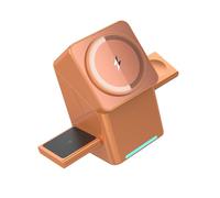 yanwuwa General Chargers Stand Auto Rotate 15W Fast Charging Charging Stand for Multiple Gadgets