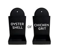 yanwuwa Gravities Food Dispenser Print Home Decors Pet Feeding Accessory Chicken Grit And Oysters Shell Feeder For Reptiles Modern Bird Feeding Accessory